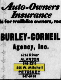 Friendly Village Shops - June 1975 Ad For Insurance Agency (newer photo)